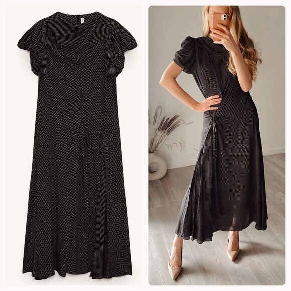 Zara Studio Limited Edition Draped Viscose New - Picture 1 of 11